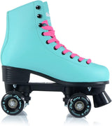 SMJ Sport - Patines de Ruedas para Mujer, Estilo Retro, con rodamientos de Bolas ABEC 7, Color Turquesa, Talla 35, 36, 37, 38, 39, 40, 41, Turquesa, Talla 38