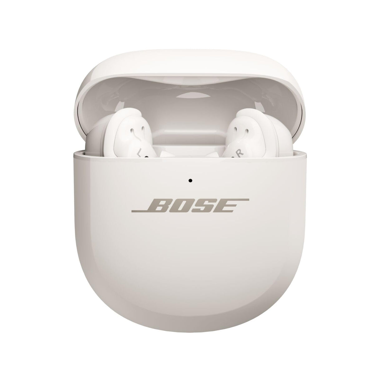 Bose Novedad auriculares de botón QC Ultra Bluetooth (2.ª gen), auriculares de botón inalámbricos con cancelación de ruido, hasta 6h de batería, IPX4, audio inmersivo, graves profundos, Blanco ahumado