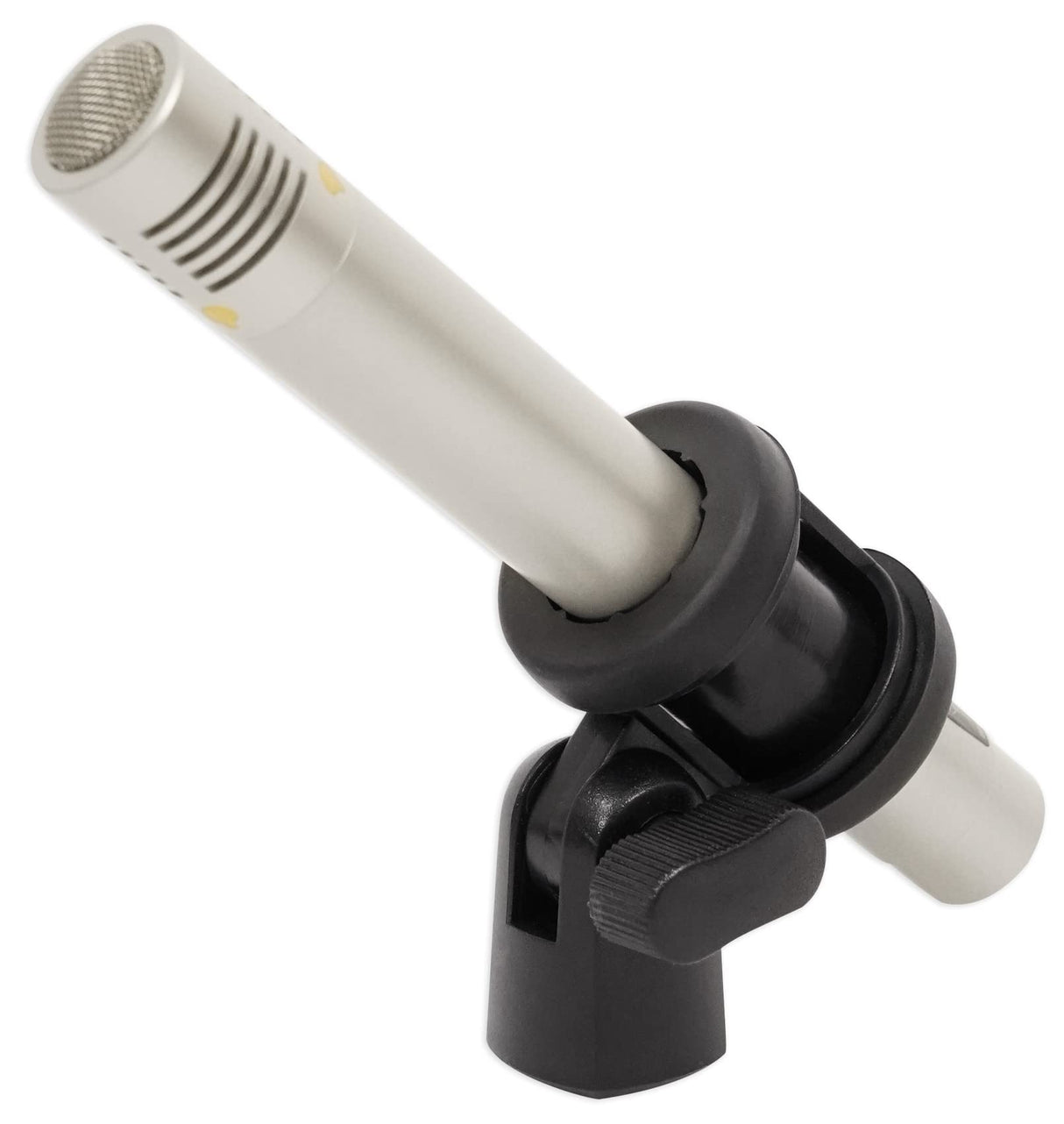 Samson C02-P - Paquete de 2 micrófonos externos, plateado