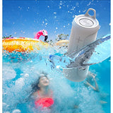 Hama | Juego de Altavoces Bluetooth 2 en 1 Twin 3.0 Resistentes al Agua 30 W (Juego de Altavoces, Divisibles, Inalámbrico, 2 Cajas portátiles Bluetooth, Resistente al Agua IP67) Color Blanco