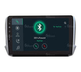Autorradio de Ajuste Personalizado para Peugeot 2008 e 208 Android GPS Bluetooth WiFi Dab USB Pantalla táctil Full HD 9" procesador de 8 núcleos y comandos de Voz