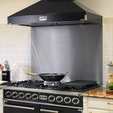 Falcon 74950-109.2cm Splashback - Stainless Steel