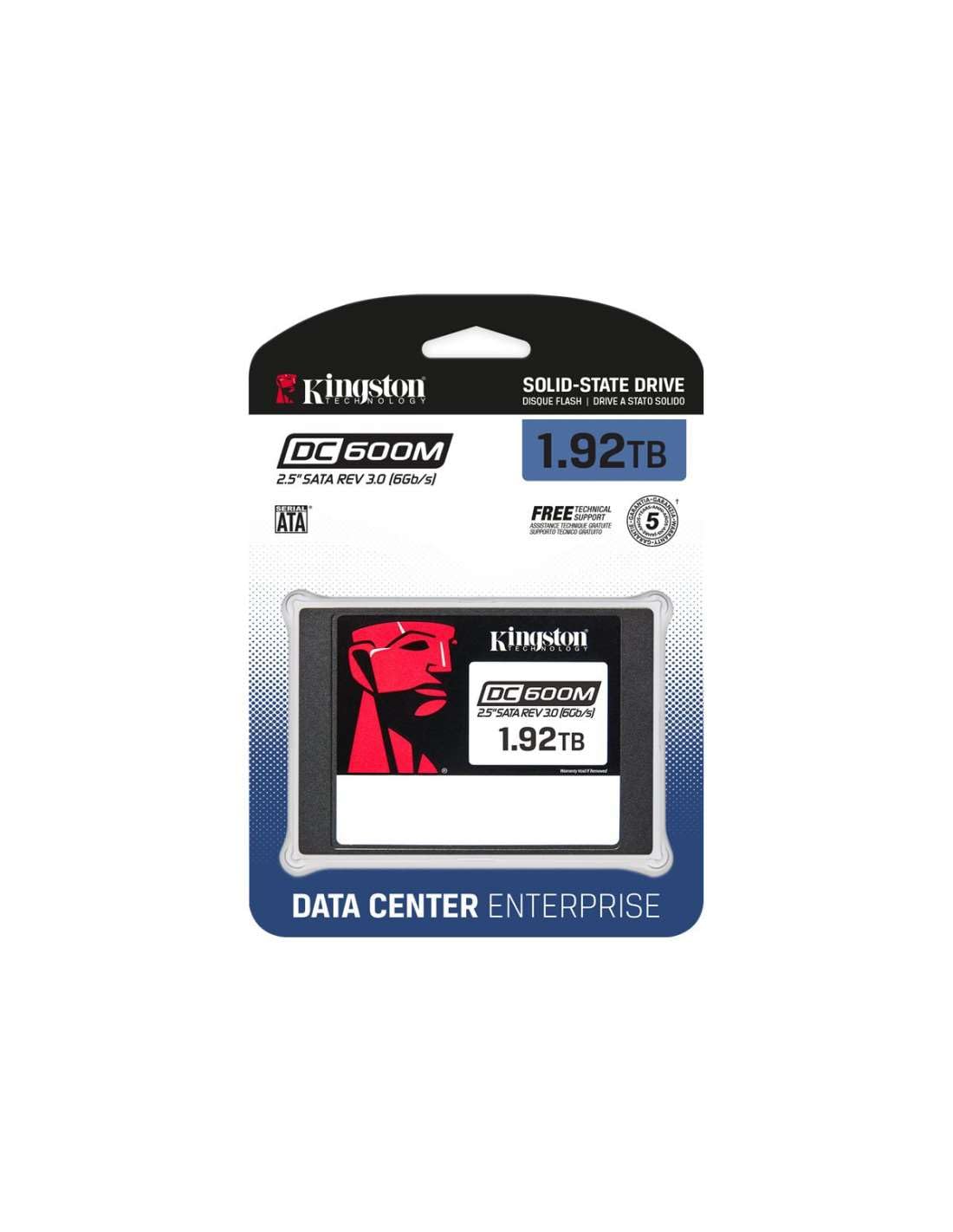 Kingston DC600M SSD 2.5” 1920GB (Uso Mixto) Enterprise SATA SSD - SEDC600M/1920G