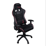 Konix Drakkar Silla de Oficina Gaming Berserk - Inclinación del Asiento 160° - Cuero sintético Liso - Negro y Rojo