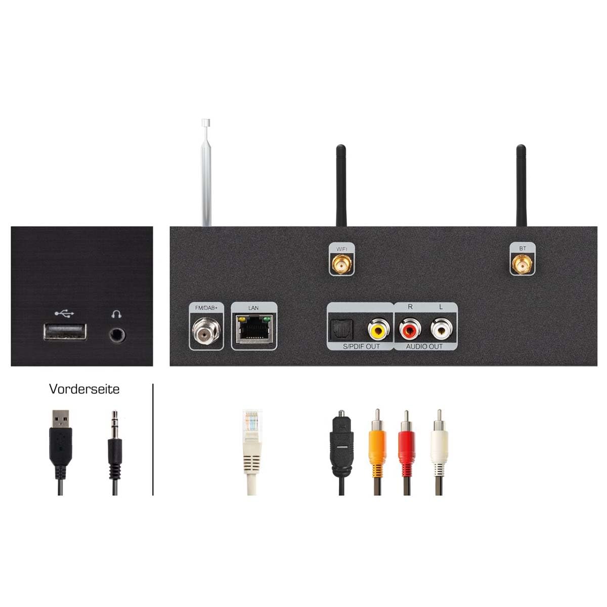 Imperial DABMAN i510BT Internet Digital Negro Radio