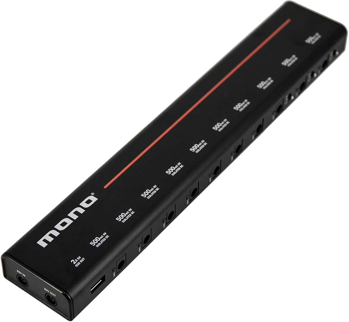 MONO - 10 fuentes de alimentación aisladas DC + USB Estuche grande