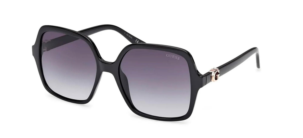 Guess Gu00190 Gafas, 01b Shiny Black, 57/17/140 para Mujer