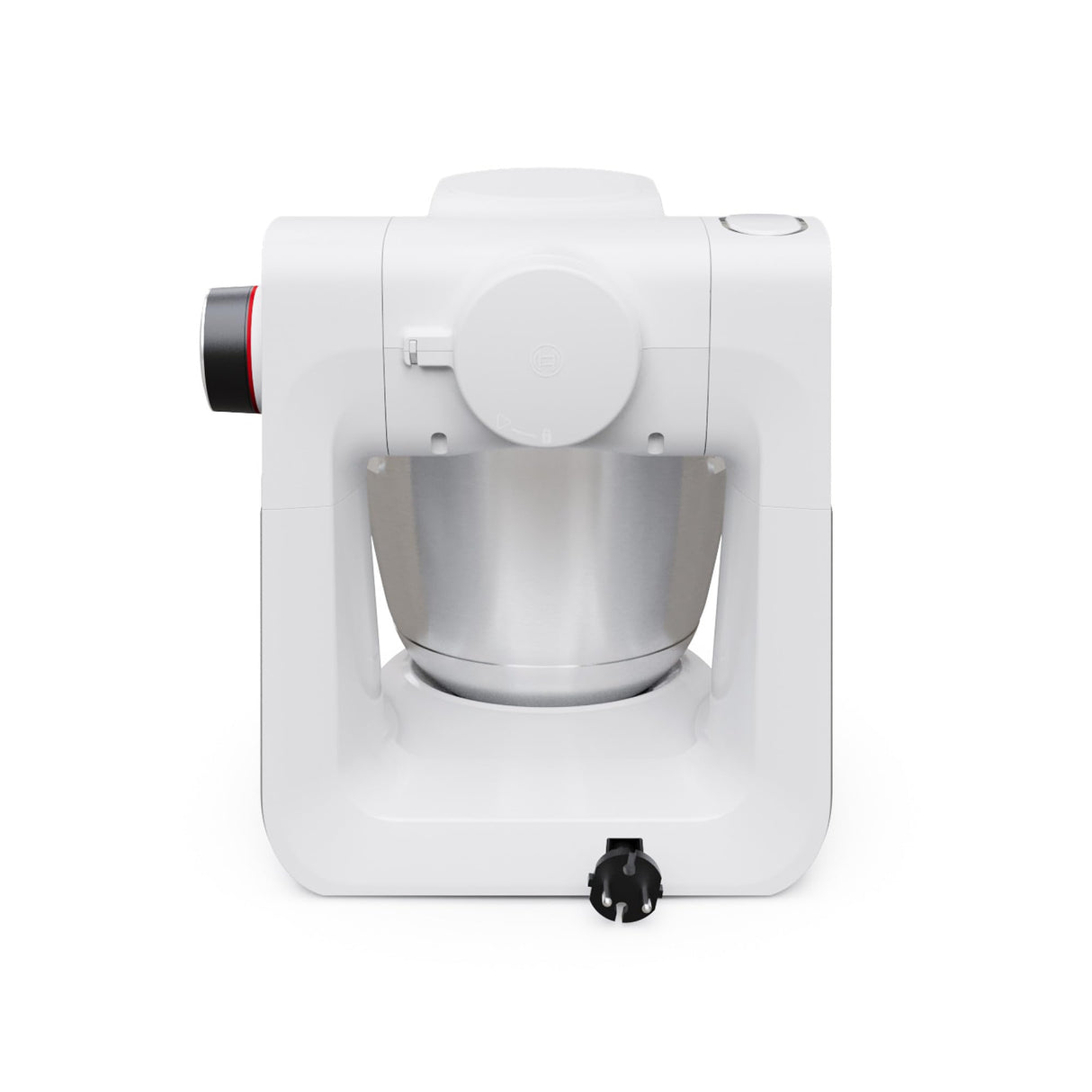 Bosch - Robot de Cocina, Serie 6, 1600W, Amasado Planetario 3D, Set de Pastelería, Triturador, Batidora de vaso ThermoSafe, Blanco, MUMS6EW22