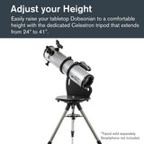 Celestron 22482 StarSense Explorer 150 mm Telescopio Dobsoniano de Mesa Compatible con Aplicaciones para teléfonos Inteligentes Funciona con la aplicación StarSense: Compatible con iOS/Android
