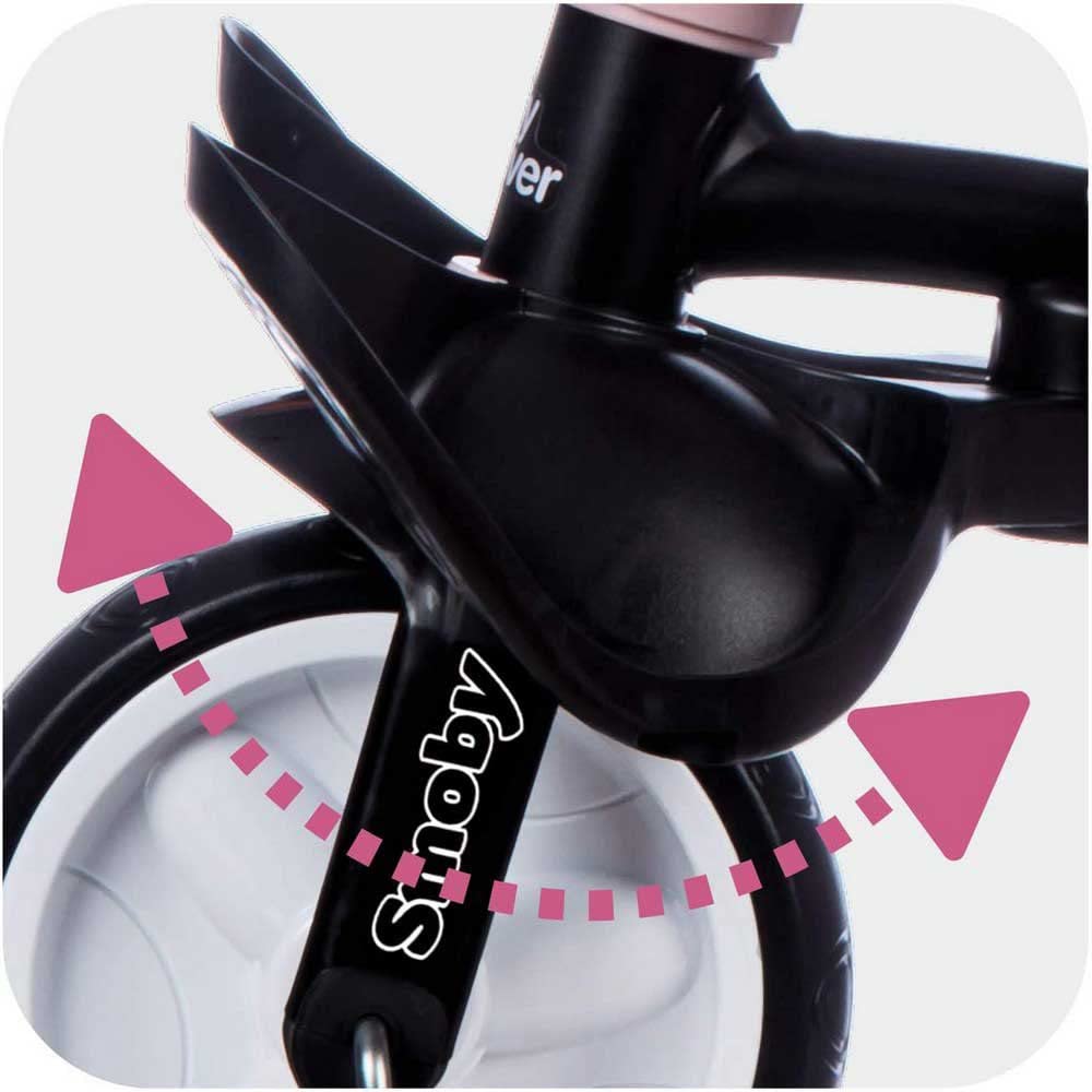 Smoby- Triciclo Baby Driver Confort Rosa (741501)