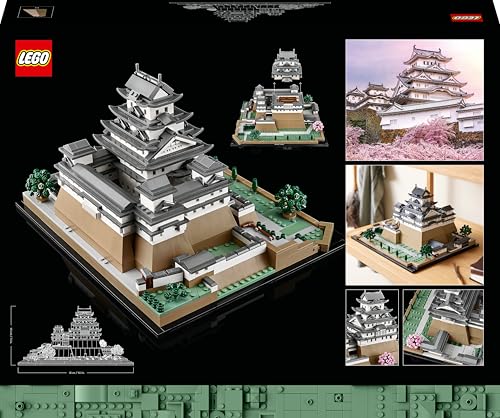 LEGO 21060 Architecture Castillo de Himeji, Set de Construcción de Maquetas para Adultos, Regalo para Aficionados a la Jardinería Creativa y a la Cultura Japonesa, Incluye Cerezos en Flor Construibles