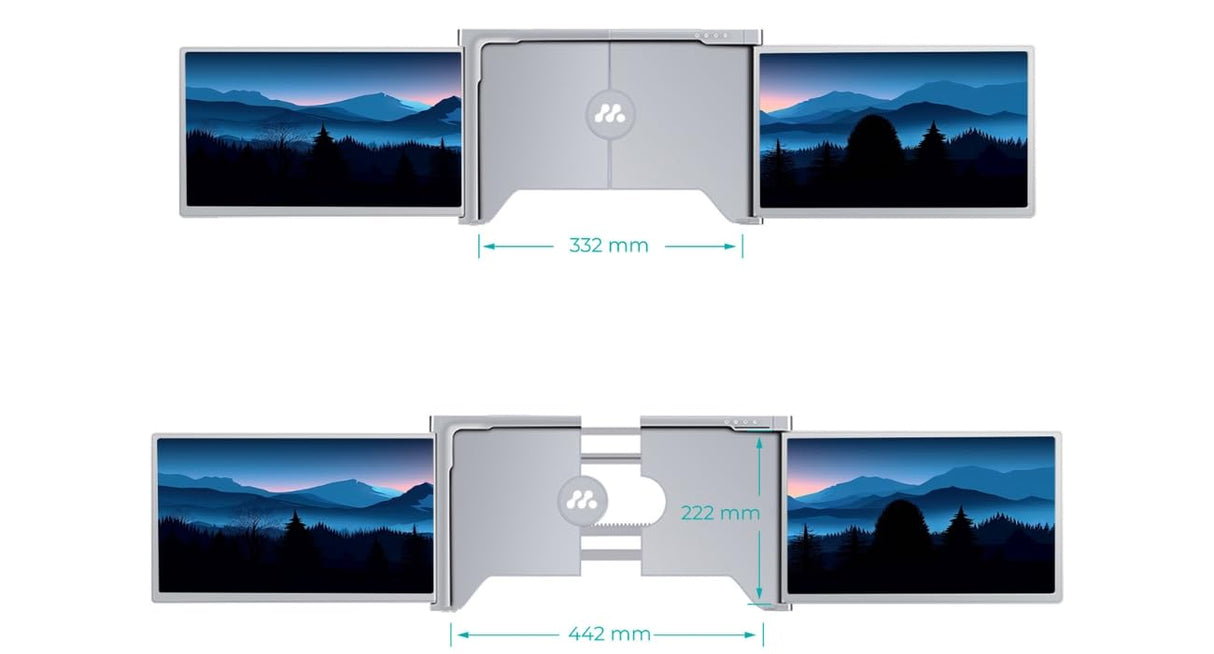 MISURA 15'' Dual 3M1500S1 Portable Monitor
