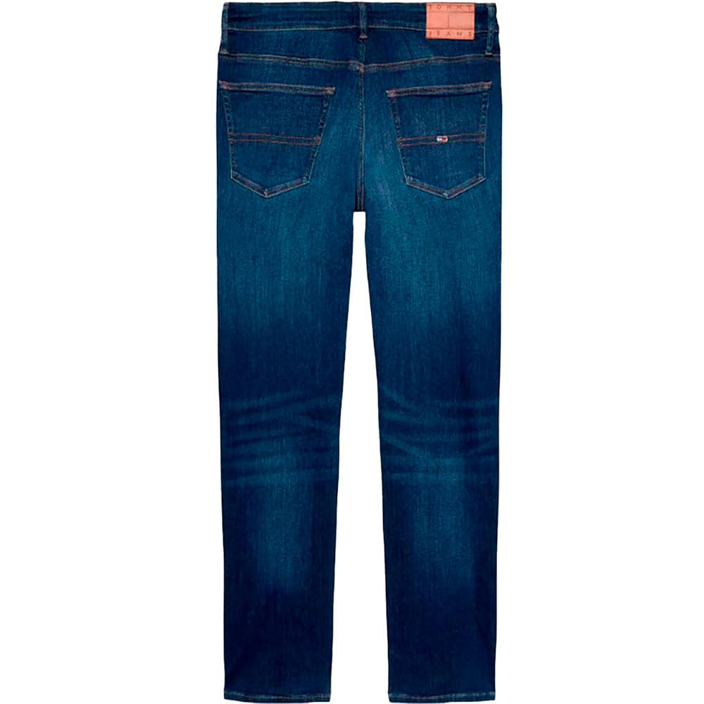 Tommy Jeans Ryan Slim Str Ai0255 Dm0dm21892 Pantalones, Mezclilla (Denim Dark), 34W / 36L para Hombre