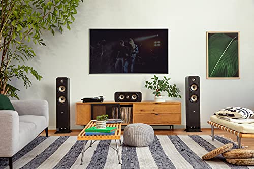 Polk Audio Signature Elite ES55 - Altavoz de Suelo (Alta fidelidad, para música y Cine en casa), Color Negro