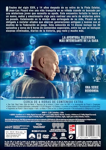 Star Trek: Picard (Serie Completa - Pack 3 Temporadas) (DVD)