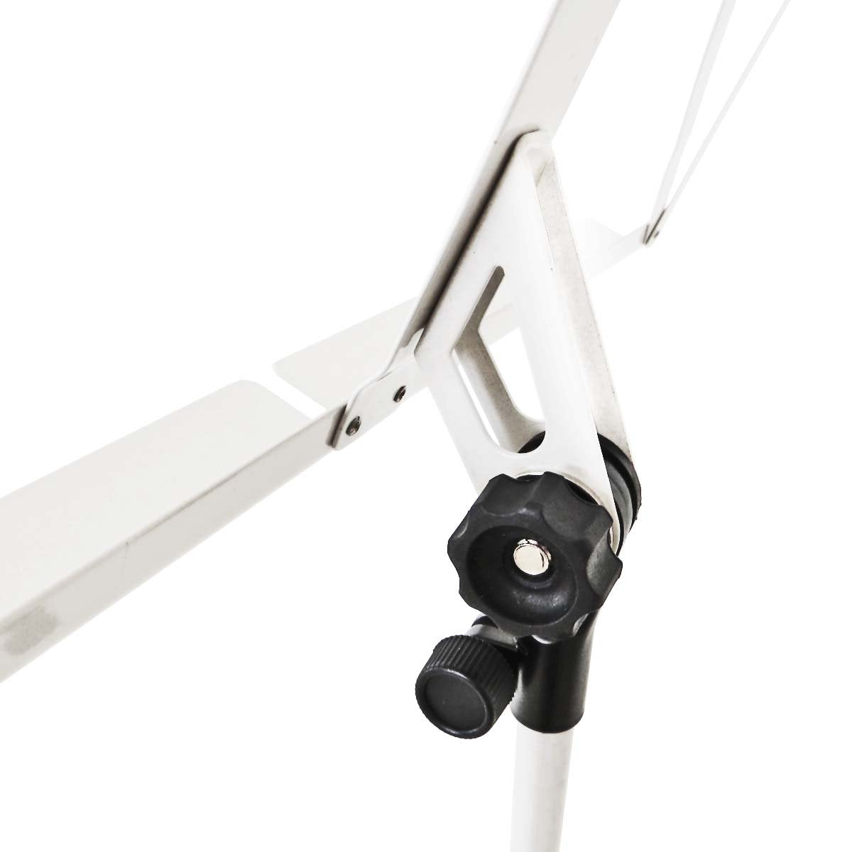 Keepdrum MUS3 WH - Atril para partituras (incluye funda y 4 pinzas), color blanco