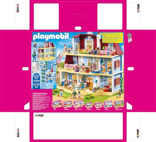 PLAYMOBIL Dollhouse 70205 Casa de Muñecas, con Timbre Real, A partir de 4 años