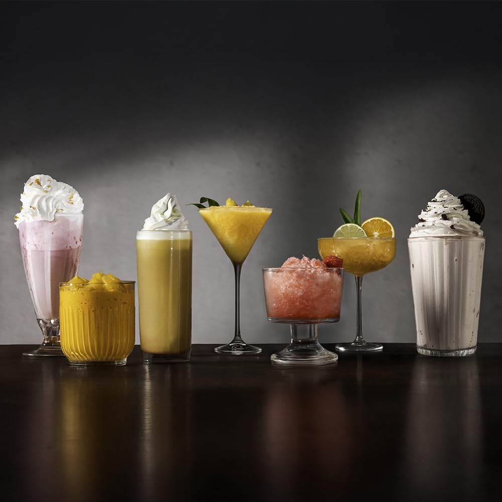 Cecotec Heladera Multifunción Capacidad 2,1L, 3 Tarrinas, Gelatec 2100. 500W, 11 Programas de Helado y Bebidas Granizadas, Tecnología CreamOn y Re-spin, Pantalla Táctil, Incluye Recetario Digital