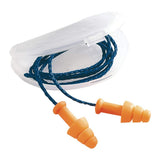 HOWARD LEIGHT tapones para los oídos Smartfit | 30 dB | naranja |con cordón | en una caja de almacenamiento práctica
