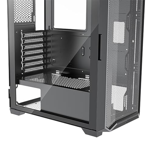 Xilence X613 X613 Xlent Blade II - Carcasa para PC para Videojuegos (3 Ventiladores ARGB de 120 mm, Carcasa ATX Midi Torre, Panel Frontal de Malla para un Buen Flujo de Aire y PWM/ARGB Control, Panel