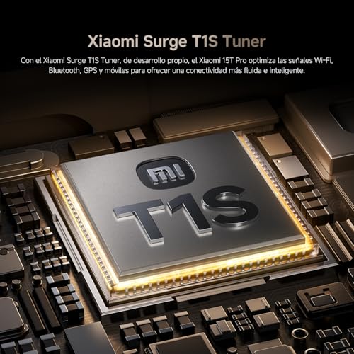 Xiaomi 15T Pro - Smartphone de 12+1024GB, Lente óptica Leica Summilux, MediaTek Dimensity 9400+, Pantalla Eye Care de 6,83" 144 Hz, HyperCharge de 90W, Cargador no Incluido, Mocha Gold (Versión ES)