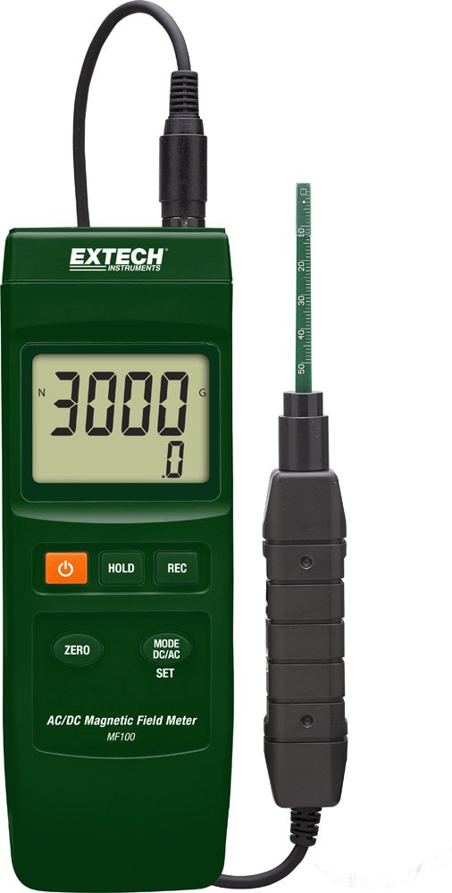 Extech MF100 Medidor de campo magnético de CA/CC