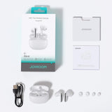 JOYROOM JR-FN1 - Auriculares inalámbricos ANC/ENC, Color Blanco