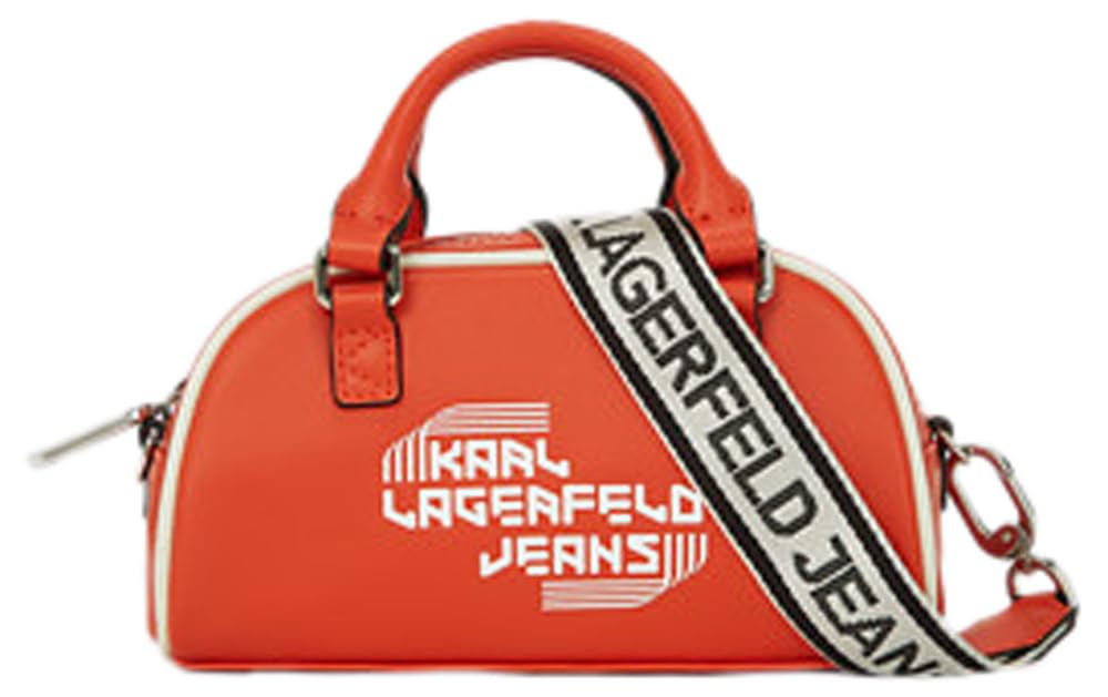 KARL LAGERFELD JEANS, Mujeres, Bolso Bandolera Bowling, Rojo, One size