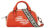 KARL LAGERFELD JEANS, Mujeres, Bolso Bandolera Bowling, Rojo, One size