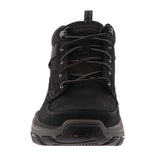 Skechers Respected Boswell, Botas Hombre, Black Leather W/ Synthetic, 45 EU