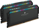 Corsair Dominator Platinum RGB DDR5 64GB (2x32GB) 6600MHz C32 Intel Memoria per Desktop (Regulación de Tensión, Refrigeración CORSAIR DHX Patentada, 12 Leds CAPELLIX RGB Ultrabrillantes) Negro