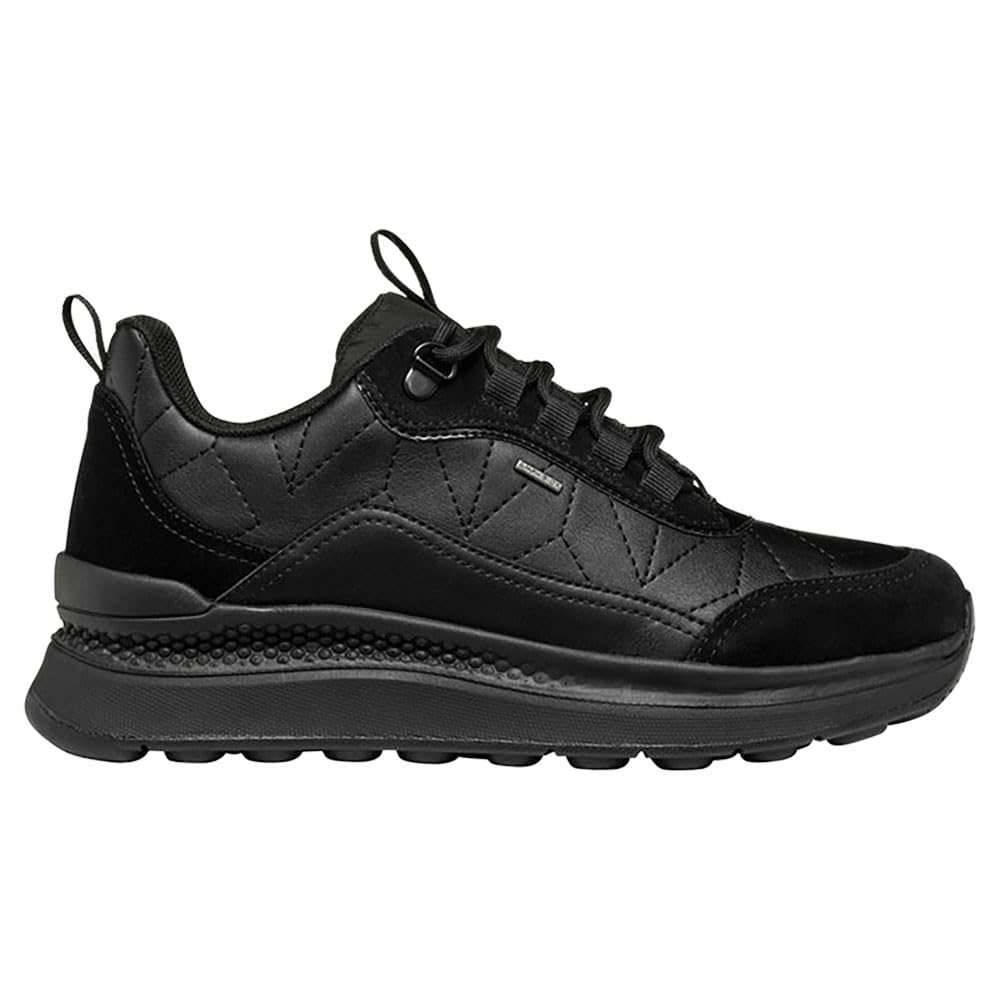 Geox D Spherica Actif X2, Zapatillas Mujer, Black, 36 EU