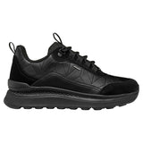 Geox D Spherica Actif X2, Zapatillas Mujer, Black, 36 EU
