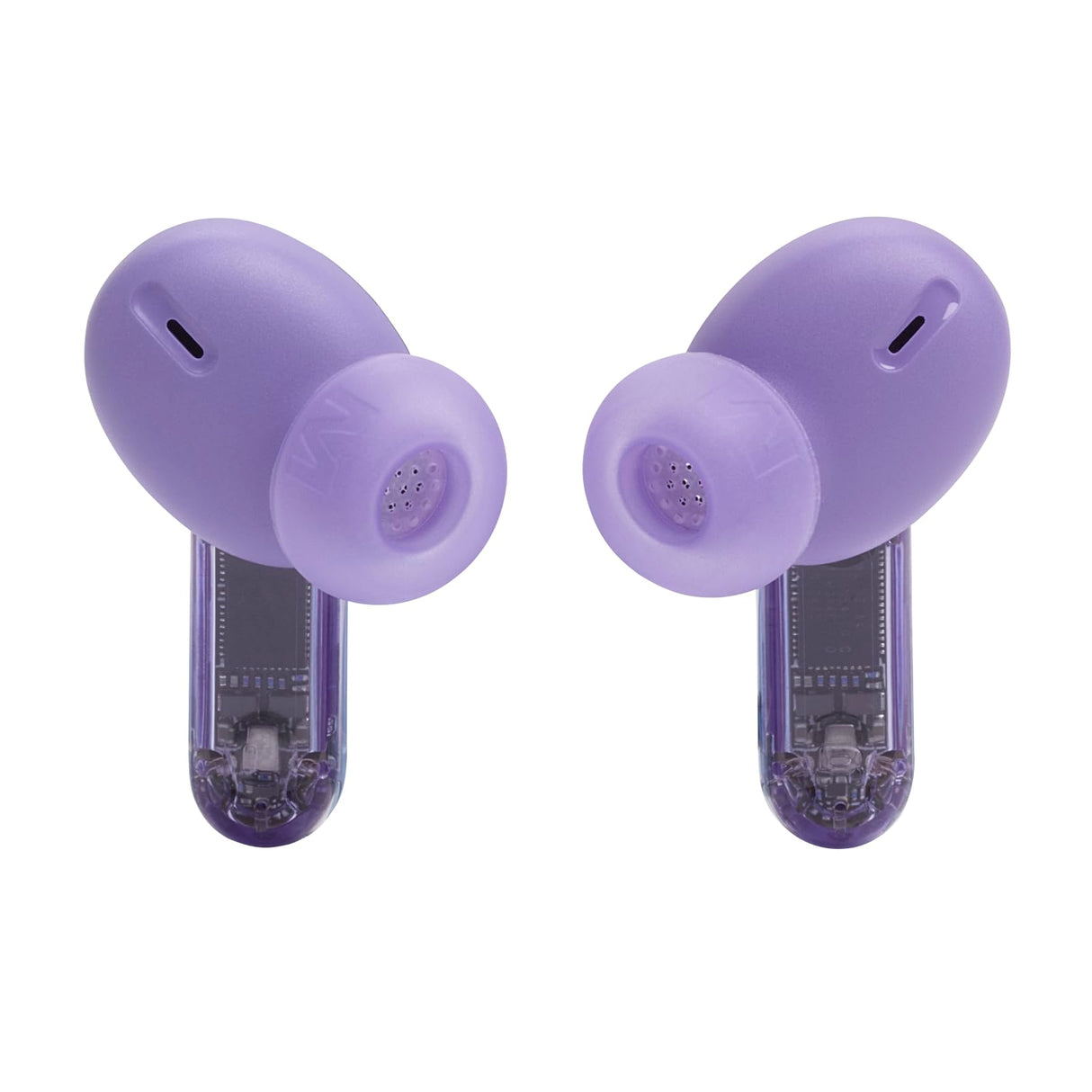 JBL Tune Beam Ghost 2, auriculares inalámbricos con cancelación de ruido y Bluetooth, hasta 48 hrs de autonomía, IP54 resistentes al agua y al polvo, diseño ergonómico, Purple Ghost