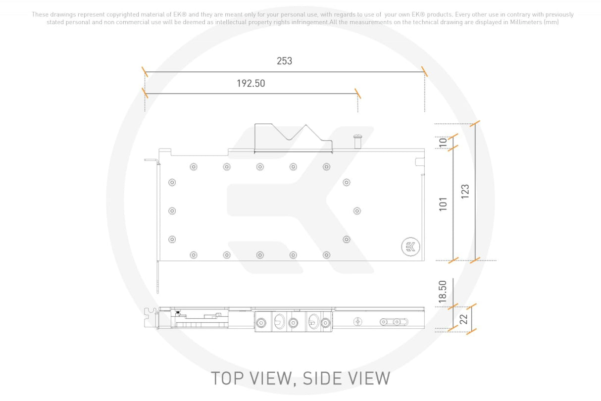 EK Water Blocks EK-Pro GPU WB RTX A6000 - Níquel + INOX