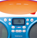 Lenco SCD de 41 – Radio portátil con CD, MP3, USB, Aux-In