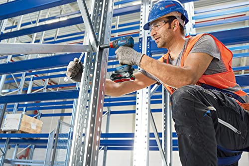 Bosch Professional 18V System GDX 18V-200 + GSR 18V-55 - Set llave de impacto + atornillador a batería (2 baterías x 4.0 Ah, en maletín)