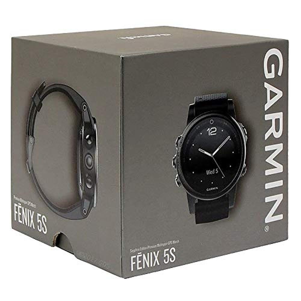 Garmin QuickFit 22 - Correa de reloj de piel negra