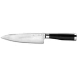WMF Yari Cuchillo Cocinero, Hoja Especial japonés (67 Capas, Resistente a la corrosión y Extremadamente Dura VG 10 de Acero), Negro, 3 Piezas