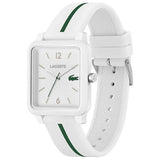 Lacoste Reloj Analógico de Cuarzo para Hombre Colección LACOSTE.12.12 Studio con Correa de Silicona Blanca - 2011251