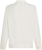 Tommy Hilfiger Camisa Mujer Soft Viscose Regular Fit, Marfil (Ivory Petal), 40