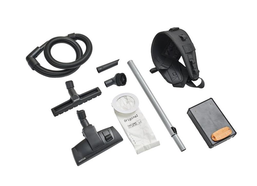 Nilfisk GD10 Back HEPA EU 107417927 - Aspiradora en seco y húmedo (motor de 780 W, bolsa de filtro grande, 5/10 litros, estructura ergonómica)