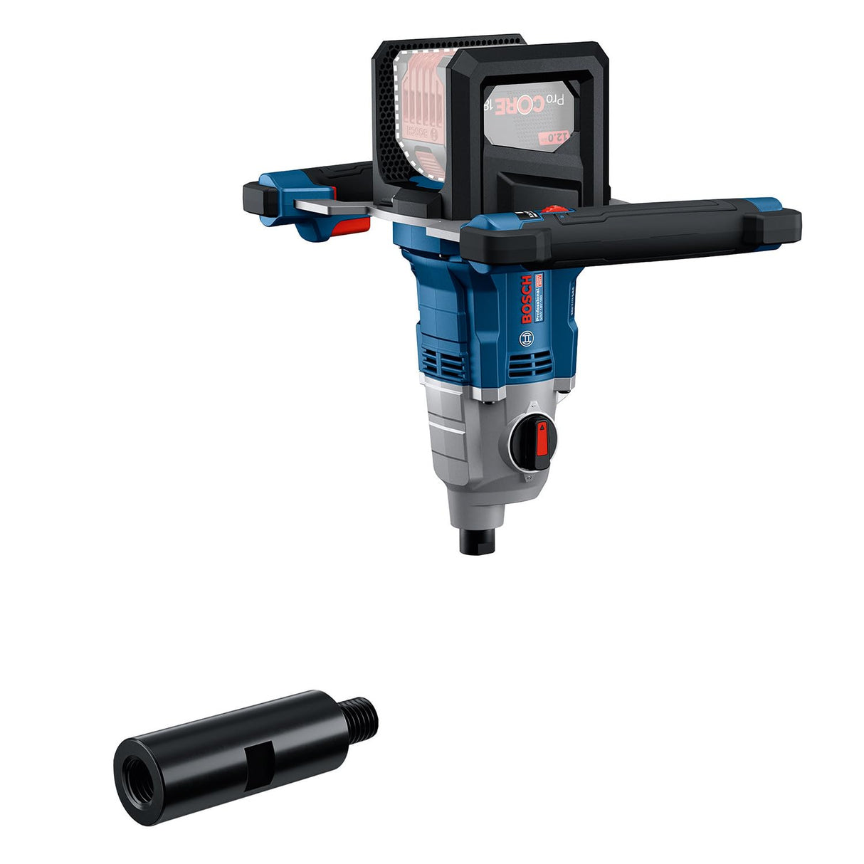Bosch Professional 18V System mezcladora a batería GRW 18V-160 (incl. 1 extensión de 7 cm (M14-M14), 2 llaves, sin batería/cargador)