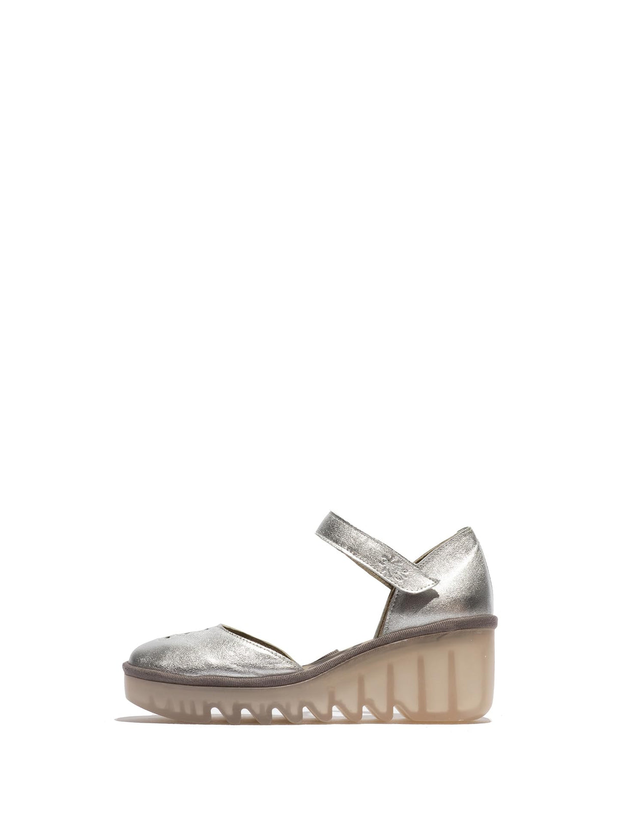Fly London BISO305FLY, Sandalias Mujer, Silver, 38 EU