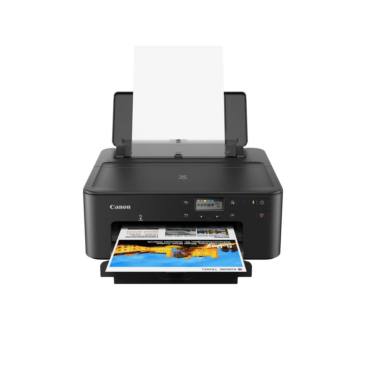 Canon Pixma TS705a Impresora Compacta, Sistema de Inyección de Tinta, Impresión, Copia, WiFi, Conectividad Inalámbrica, Cartuchos XL, Capacidad 350 Hojas, Impresión a Doble Cara Automática, Negro