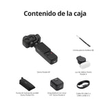 DJI Pack Estándar Osmo Pocket 4P, cámara para Vlogs 4K de Doble Objetivo