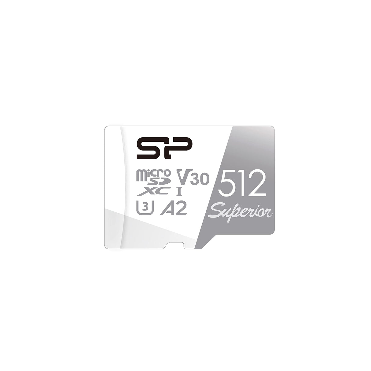 MicroSD 512GB Silicon Power (Nintendo Switch Operación verificada) Compatible con 4K, UHS-I U3 V30 A2 Standard Ultra HD, Gran Capacidad, Velocidad máxima 100MB/s SP512GBSTXDA2V20SP