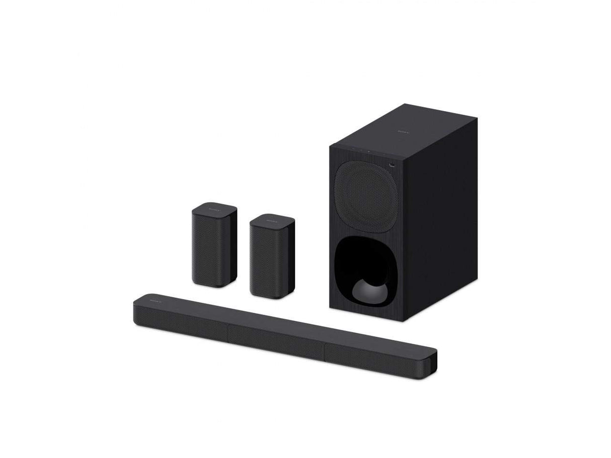 Sony HT-S20R 5.1 Barra de sonido para TV Dolby Surround con subwoofer con cable y parlantes traseros, negro