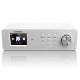 Lenco KCR-2014 - Radio (Internet, Digital, FM, PLL, 4W, 6,1 cm (2.4"), 23,7 cm) Color blanco