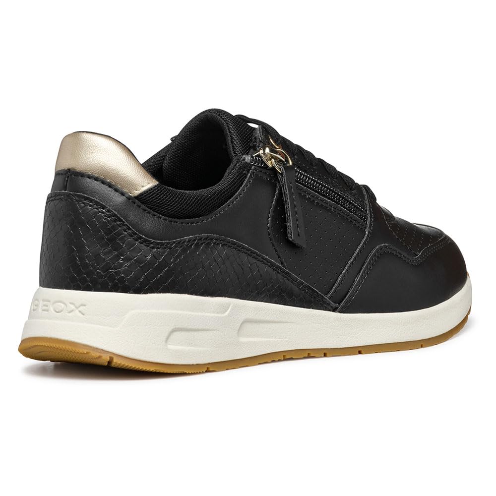 Geox D BULMYA B, Zapatillas Mujer, Black, 40 EU